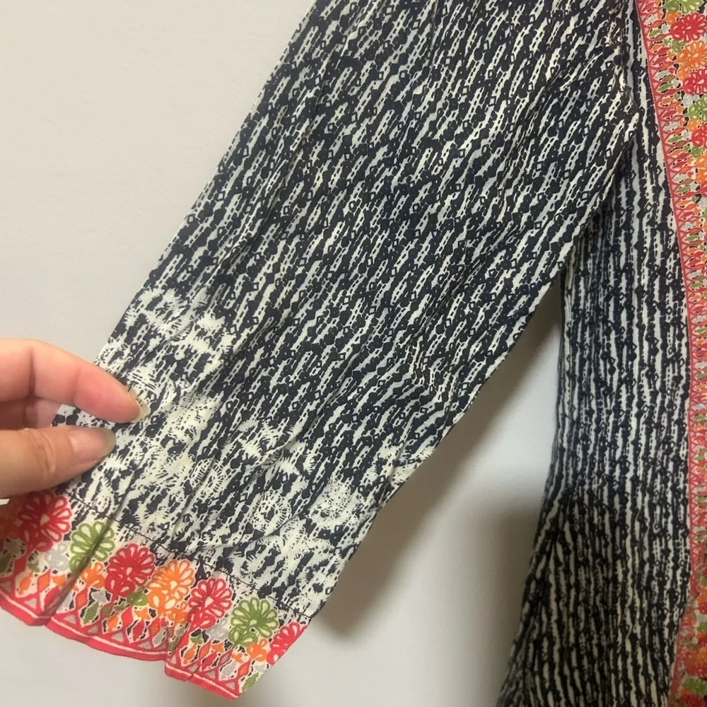 BIBA Indian Floral print straight kurta set 0194 - Picture 5 of 12